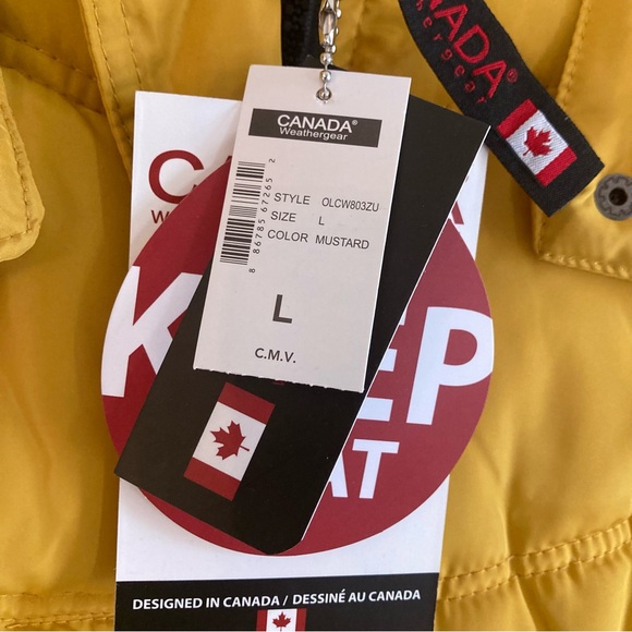 Canada Weather Gear Waterproof, Cold Weather Puffer Vest with Fur Trim Hood - Picture 6 of 11